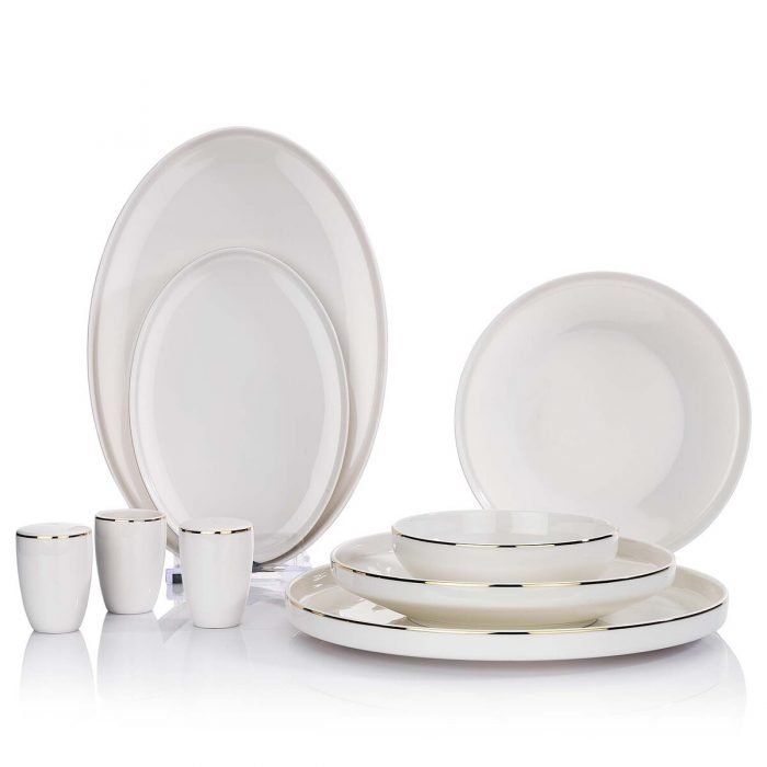 Schafer Adel Gold Yemek Takımı-56 Prç.-Gold - Görsel 2